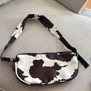 Zara Satin cow print crossbody